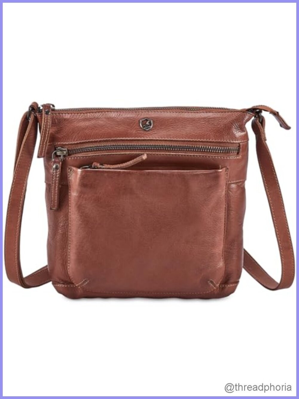 Genuine Leather Women's Small Crossbody Bag Vintage Purse Travel Shoulder